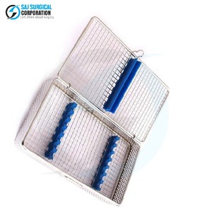Cesta Oftálmica Micro con Tapa, Insertos de Acero Inoxidable, Tiras Duraderas y Reutilizables, Diseñada para un Manejo Seguro de Instrumentos Oftalmológicos - Product Image 2