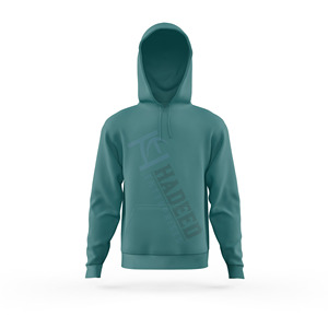 Sudadera con capucha de algodón para hombre, prenda deportiva masculina con estampado único personalizado, fácil de lavar, diseño de logotipo personalizado, Casual, color blanco - Product Image 1