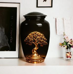 Custom-Size Tree of Life Urn Unique Metal Cremation Urn for <b>Mom</b> Adult Male & Female Human Ashes Burial & Decorative Urn - Product Image 5