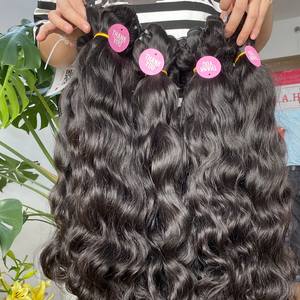 Venta al por mayor paquete de pelo vietnamita extensiones de cabello humano vietnamita natural ondulado superventas 100% cabello humano natural - Product Image 1