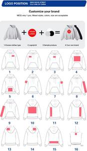 Wholesale High Quality 280Gsm 390Gsm Cotton <b>Fleece</b> Pullover <b>Hoodie</b> <b>Oversized</b> Blank Hooded Sweatshirt High Quality Unisex <b>Hoodie</b> - Product Image 6