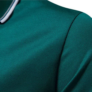 Camiseta Polo de hombre de último diseño de alta calidad Camiseta Polo de hombre de color liso más vendida - Product Image 4