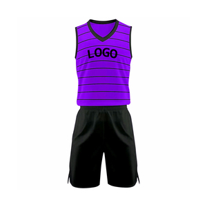 Ensemble d'uniformes de basket-ball universitaire gris classique Conception personnalisée Vente en gros Bsci Sportswear Numéro de nom de joueur et logo Écologique - Product Image 4