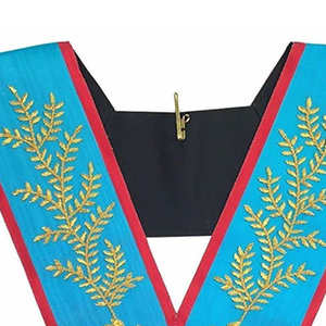 Colliers maçonniques de la Grande Loge, Régalia maçonnique, colliers en métal pour officiers de la Loge Bleue avec bijoux, qualité supérieure Ronpex - Product Image 6