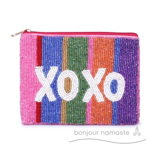 Beaded Handmade Coin <b>Purse</b> | <b>Zip</b> Coin Pouch | Personalized Gift - Product Image 1