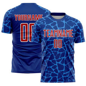 เสื้อฟุตบอลใส่ได้ทั้งชายและหญิงสำหรับผู้ใหญ่หมายเลขชื่อพิมพ์ซับลิเมชันแห้งเร็วระบายอากาศได้ดี - Product Image 5