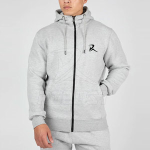 Pull à capuche en coton polyester personnalisé pour hommes Tissu polaire Séchage rapide Respirant Teint uni pour une utilisation en salle de sport d'hiver Service OEM - Product Image 2