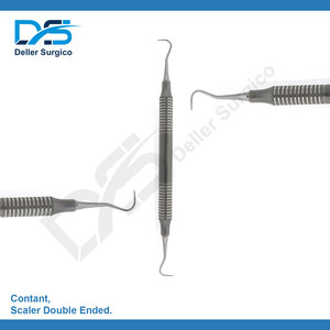 Escalador Instrumento de doble extremo Fabricante quirúrgico dental Pakistán Acero inoxidable Pakistán Estándar de alta calidad - Product Image 2