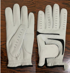 Guante de golf de cuero Cabretta blanco 2025 Guantes de golf de cuero Cabretta al por mayor Transpirable para deportes y rendimiento al aire libre - Product Image 1