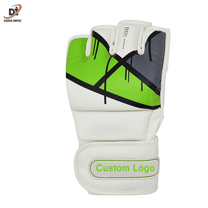 Guantes MMA profesionales de alta calidad 100% cuero PU suave cómodo con impresión de logotipo personalizado equipo de lucha personalizable - Product Image 4