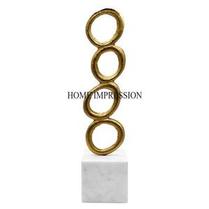 Escultura antigua de diseñador de anillos hechos de alambre de metal resistente con detalles intrincados y construcción duradera a un precio impresionante - Product Image 6