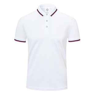 เสื้อโปโลผู้ชายแบบแห้งเร็วเสื้อยืดกีฬาผ้าคอตตอนเบา100% กันรอยยับ - Product Image 3