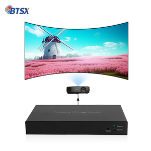 Hệ thống chiếu nhập vai 4K60 3840*2160 Bộ điều khiển video tường 1x2 HDMI Bộ xử lý nhiệt hạch ghép nhiều chiếu - Product Image 3
