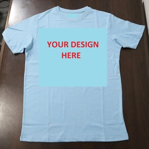 Top qualité Logo personnalisé 100% coton uni hommes T-shirt à manches courtes col rond T-shirt prix de gros de l'usine directe - Product Image 6