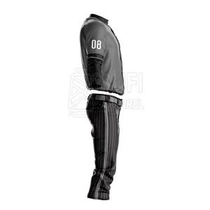 Uniforme de Béisbol Transpirable de Poliéster Elegante para Hombres Adultos con Pantalones y Número Personalizables en Múltiples Colores - Product Image 5