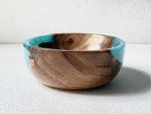 New Colored Resin Wooden Design Soup Bowl Luxury Kitchen Hotel & Restaurant <b>Supplies</b> Wooden Resin Bowl Handmade Resin Wood Bowl - Product Image 5