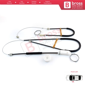 Juego de Reparación de Elevalunas Eléctrico BWR5381, Puerta Izquierda para Megane MK3 CC EZ0/1 2010-2015 2 Puertas 807210018R - Product Image 2