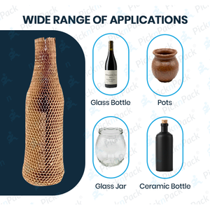 Funda de Papel de Nido de Abeja de 450 mm de Altura |   Bolsa Protectora Flexible, Reciclable y Ecológica para Empacar y Enviar |   Paquete de 350 Fundas - Product Image 5