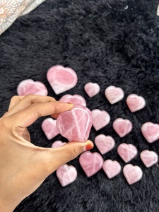 Corazón de Cuarzo Rosa Natural Pulido, Cristal Curativo para Regalos, Meditación, Reiki, Chakra, Energía del Amor, Venta al por Mayor - Product Image 3