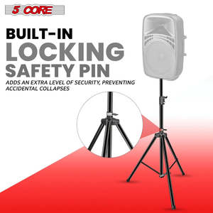 ขาตั้งลำโพง 5Core แบบสามขา ปรับระดับได้ รองรับน้ำหนักมาก - Product Image 6