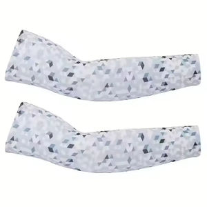 Manchons de bras athlétiques respirants et légers unisexes 100 % polyester avec ajustement confortable pour la gym, le fitness, la course à pied et le cyclisme - Product Image 2