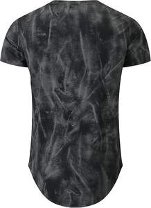 T-shirts pour hommes à manches courtes, col rond, coupe longue et régulière, en toile 100% coton respirant, personnalisable en polyester/coton - Product Image 2