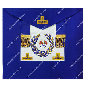 ผ้ากันเปื้อนผืนใหญ่สำหรับงานฝีมือเครื่องราชกกุธภัณฑ์สำหรับปักโลโก้มือและสามระดับ - Product Image 1