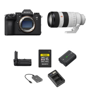 กล้องมิเรอร์เลสยอดนิยมรุ่น A9 III พร้อมเลนส์ 70-200 มม. f/2.8 II และชุดอุปกรณ์เสริม - Product Image 1