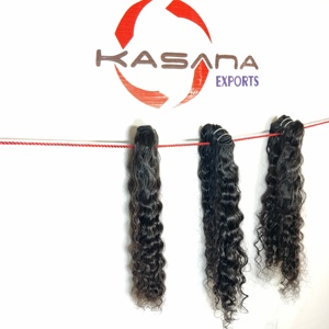 Venta al por mayor 100% cutícula alineada doble trama de onda profunda extensiones de cabello humano vietnamita Color negro natural para las mujeres - Product Image 4