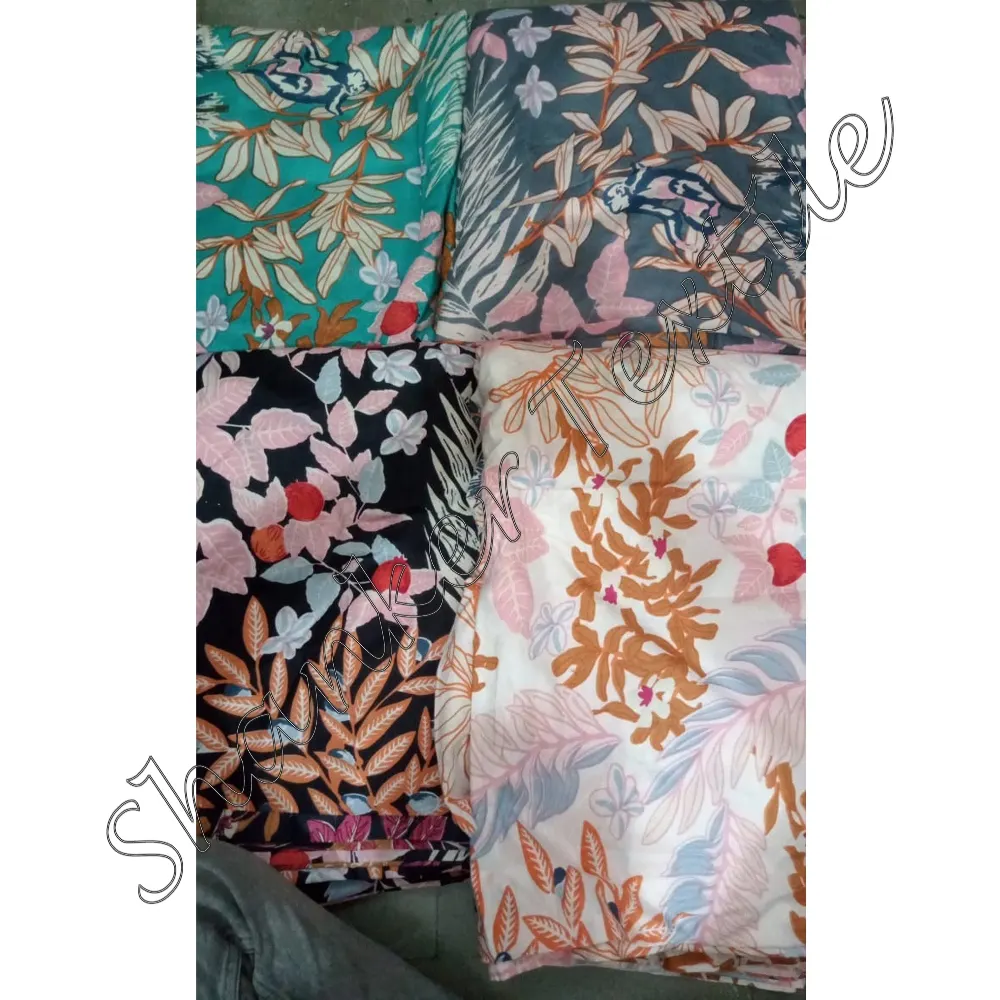 Clothing Fabric Jaipuri Sanganeri Screen Printed Designer Natural Cotton 100% Running Fabric From India Clothing Hand Block