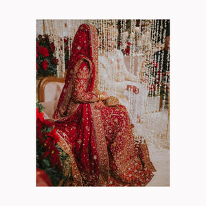 Trajes bordados de moda Plazzo a la venta hermoso vestido Largo de seda Lehenga para mujeres indias Material de vestido de moda para niñas - Product Image 5