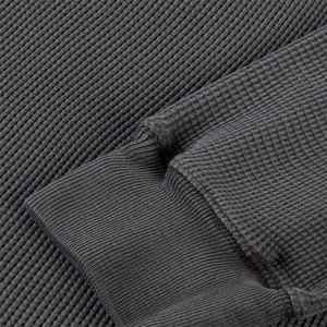 Unisex Dark Grey Cotton Blended Fleece Sweatshirt Custom Oversized Pullover Crewneck Plain Streetwear Casual Warm Winter Jumper - Product Image 3