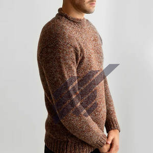 Jersey de punto de alta calidad 100% de algodón para hombre, suéter de invierno transpirable, hecho en Pakistán, novedad - Product Image 5