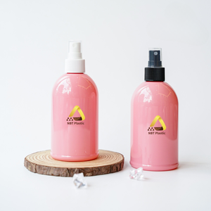 Botella de embalaje de PET rosa de 300ml de etiqueta privada para champú y productos para el cuidado del cabello para uso en loción - Product Image 3