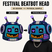 Costume da Mascotte Robot LED Personalizzato in Materiale EVA per Adulti, Festival Musicali, Concerti, Eventi Promozionali Esports, OEM ODM