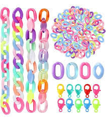 Chaîne à maillons en résine artisanale de haute qualité pour décoration murale - Product Image 6