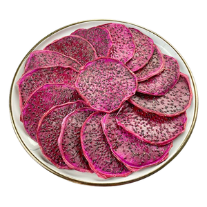 Organic Dry Sliced White Red Dragon Fruit Sweet Blended Tropical Fruits Chips AD Dehydrated Bulk Wholesale Pitaya Chips - Product Image 3