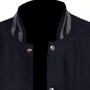 2025 personnalisé nouveaux hommes laine corps en cuir manches patchs brodés université hommes veste Letterman Baseball collège veste pour homme - Product Image 3