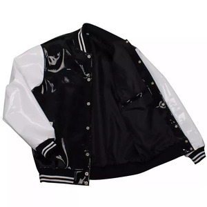Chaqueta Letterman de moda, fabricantes de chaquetas Letterman personalizadas Plain Varsity, chaquetas Varsity personalizadas para hombres en blanco al por mayor - Product Image 4
