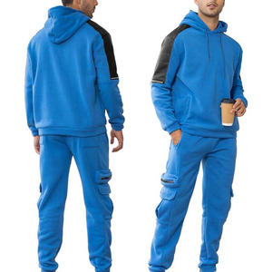 Wholesale Customized Men's Pullover Sportswear Good Quality Breathable Gym Jogging Wear Hot Sale 2-<b>Pc</b> <b>Sets</b> in XL Size - Product Image 4