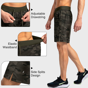Pantalones cortos deportivos para hombre Entrenamiento Correr Entrenamiento Gimnasio Pantalones cortos con bolsillos - Product Image 2