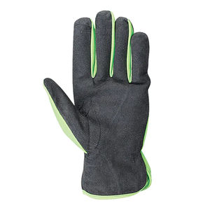 Guantes de trabajo de cuero de grano de piel de vaca y cabra resistentes al calor Guantes de conductor Funciones anticorte antiimpacto Guantes de seguridad general - Product Image 2