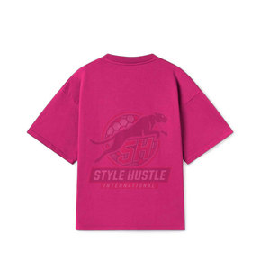 Camiseta de Corte Cuadrado para Adultos, 100% Algodón, Transpirable, de Manga Corta, de Alta Calidad, para Verano - Product Image 2
