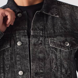 แจ็คเก็ตยีนส์ทรงคลาสสิก สวมใส่สบาย เป็นมิตรกับสิ่งแวดล้อม ระบายอากาศได้ดี น้ำหนักเบา ผ้าแคนวาส โลโก้ด้านหน้า สำหรับฤดูหนาว งานพรีเมียม ใส่ซ้อนชั้นง่าย - Product Image 4