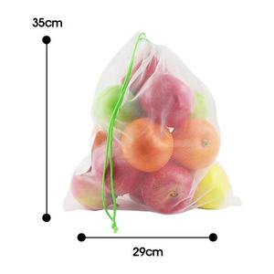Polyester Eco-Friendly Recyclable Net Bag Customizable Size & Compartments Portable & Washable for Cosmetics Packing & Toys - Product Image 6