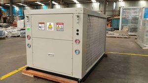 Refroidisseur à vis refroidi par air industriel commercial avec ventilateur à condenseur Système CVC Solution de refroidissement Équipement de refroidissement - Product Image 2