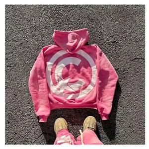 Custom Logo Streetwear Oversized Acid Washed Heavyweight Zip up Hoodie Distressed Letter <b>Patch</b> Work Embroidery Zip up Hoodies - Product Image 2