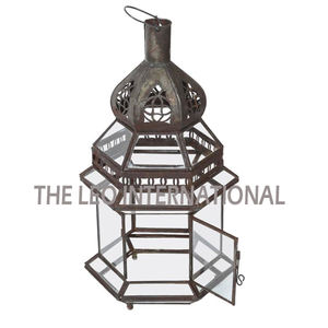 Farol de Metal Tradicional, Estilo Moderno y Duradero, Decoración Navideña para el Hogar, Iluminación para Cafetería y Jardín, Venta al por Mayor Competitiva - Product Image 4