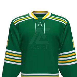 Jersey de Hockey sobre Hielo Personalizado para Hombre, Talla Adulto, con Franjas de Equipo, Económico - Product Image 2