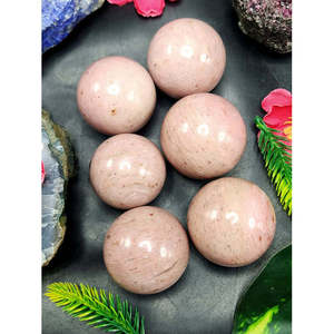 Pink Opal <b>sphere</b>/ball - Energy/Reiki/<b>Crystal</b> Healing - 1.5 inches (3.75 cms) diameter and 60 gms - ONE PIECE ONLY - Product Image 3
